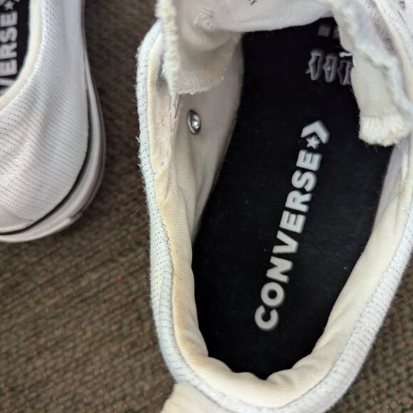 Converse White Athletic Shoes - Picture 5 of 8